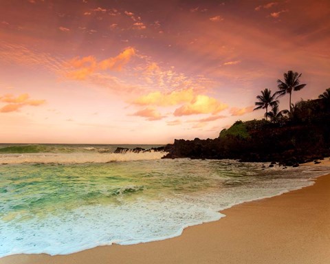 Framed North Shore Dawn, Oahu Print