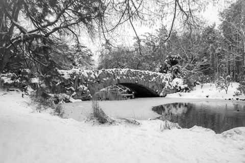 Framed Stone Bridge Print