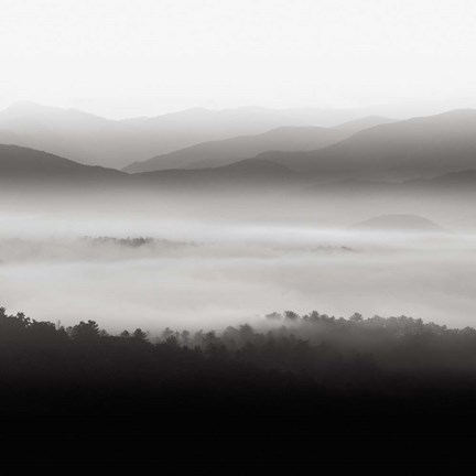 Framed Still Morning Smoky Mountains Print