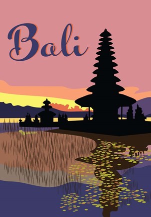 Framed Bali Print