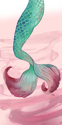 Framed Mermaid Tail Print