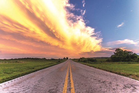 Framed Road Less Traveled Print