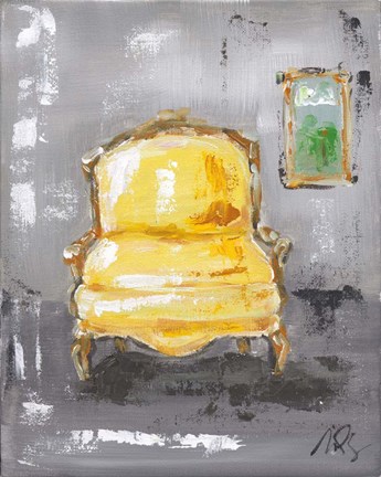 Framed Yellow Chair Print