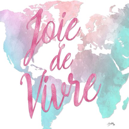 Framed Joie de Vivre Print