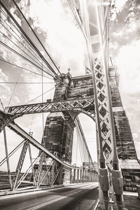 Framed Bridge View I Print