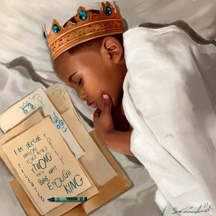 Framed Even When I&#39;m Sleeping - Boy Print