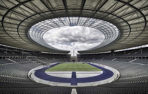 Framed Olympiastadion, Berlin Print