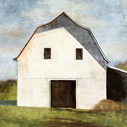 Framed Hay Barn Print