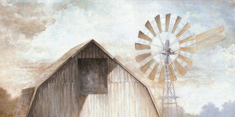 Framed Barn Country Print