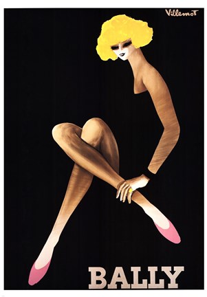 Framed Bally Print