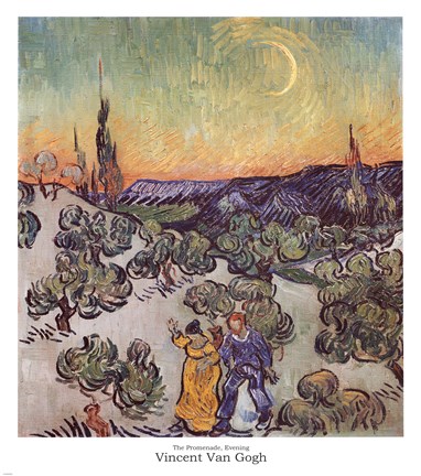 Framed Promenade, Evening Print