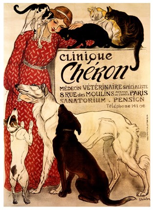 Framed Clinique Cheron Print