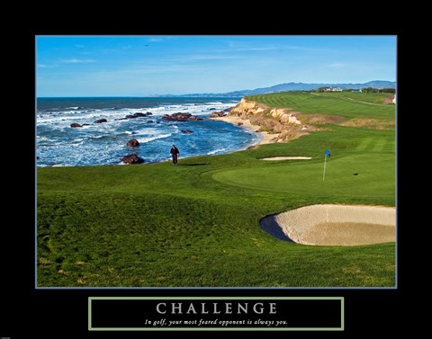 Framed Challenge - Golf Print