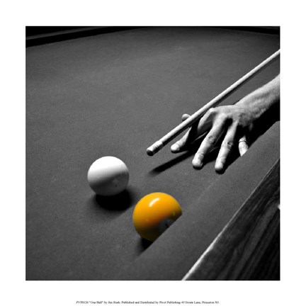 Framed One Ball Print