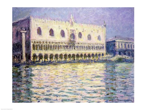 Framed Ducal Palace, Venice, 1908 Print