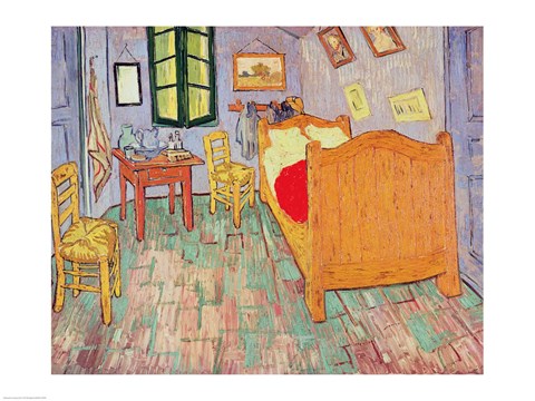 Framed Van Gogh's Bedroom at Arles, 1889 Print