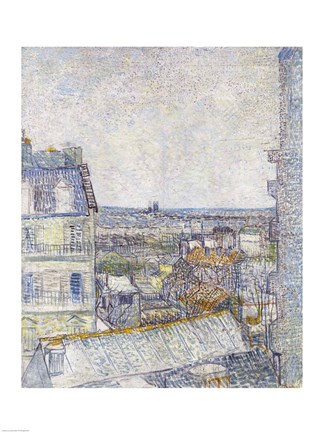 Framed View from the Artist's Window Print