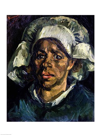 Framed Peasant Woman, 1885 Print