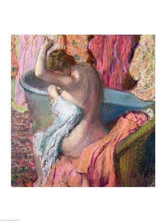 Framed Seated Bather, 1899 Print