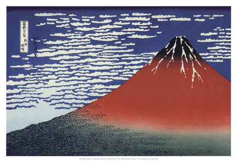 Framed Red Fuji Print
