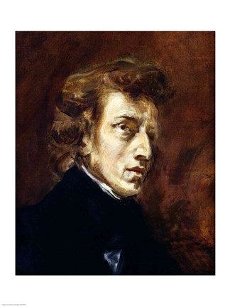 Framed Frederic Chopin Print