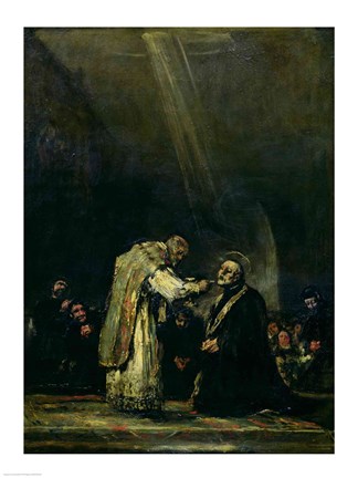 Framed Last Communion of St. Joseph Calasanz Print