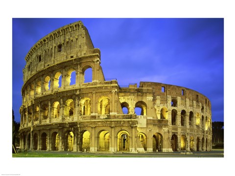 Framed Colosseum, Rome, Italy Print