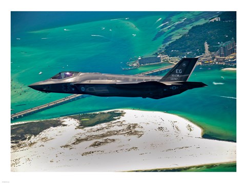 Framed First F-35 Headed for USAF Service Print