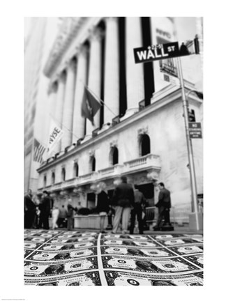 Framed Wall Street Print