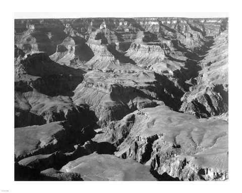 Framed Grand Canyon canyon and ravine Print