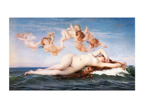 Framed 1863 Alexandre Cabanel - The Birth of Venus Print