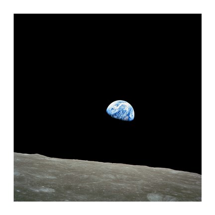 Framed Earthrise Print