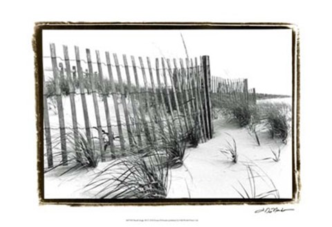 Framed Beach Scape III Print