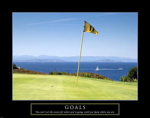 Framed Goals-Golf Print