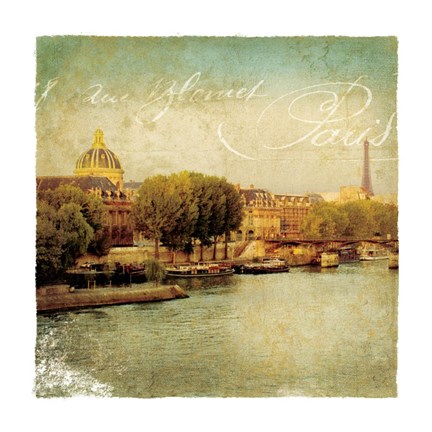 Framed Golden Age of Paris V Print