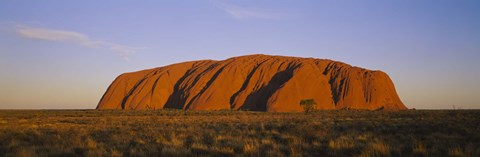 Framed Ayers Rock, Uluru-Kata Tjuta National Park, Northern Territory, Australia Print