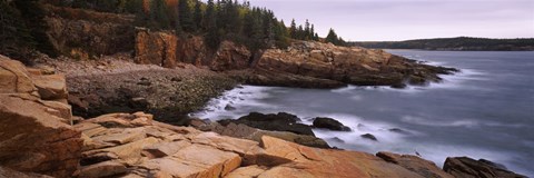 Framed Monument Cove, Mount Desert Island, Acadia National Park, Maine Print