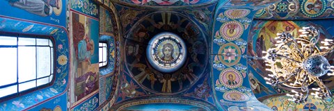 Framed Interiors of a church, Church of The Savior On Spilled Blood, St. Petersburg, Russia Print