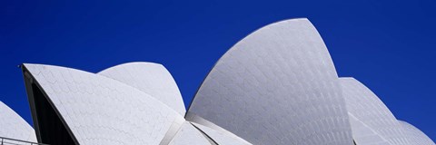 Framed High Section View Of An Opera House, Sydney Opera House, Sydney, New South Wales, Australia Print