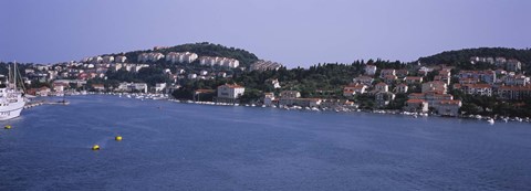 Framed Buildings on the waterfront, Lapad Peninsula, Dubrovnik, Croatia Print