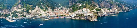 Framed Amalfi Coast, Salerno, Campania, Italy Print