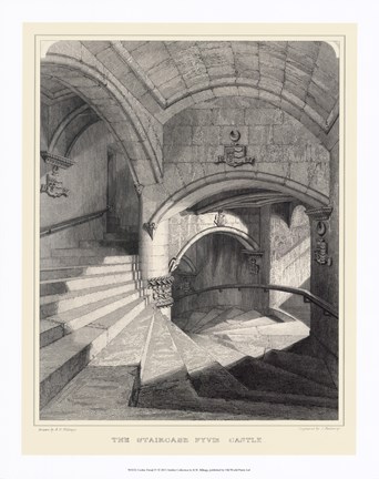 Framed Gothic Detail IV Print