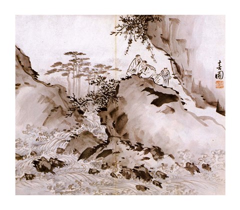Framed Yi Han-cheol - drawing Print