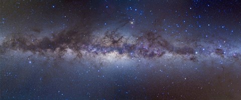 Framed Panorama view of the center of the Milky Way Print