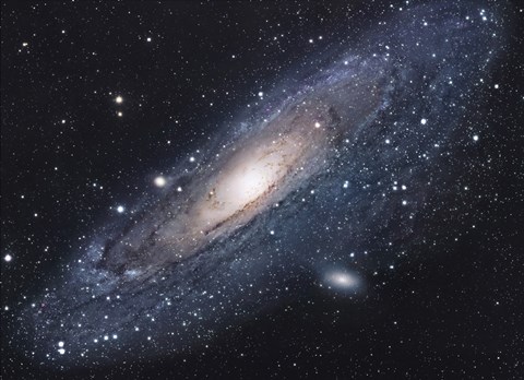 Framed Andromeda Galaxy (close up) Print