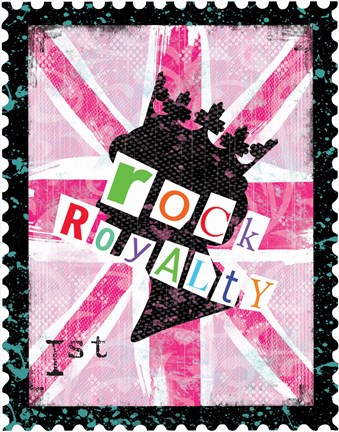 Framed Rock Royalty Print