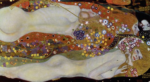 Framed Wasserschlangen - Watersnakes IiI(The Friends), 1904-1907 Print