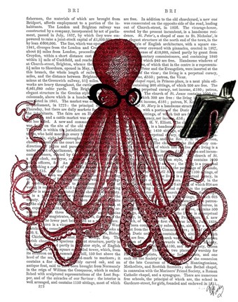 Framed Intelligent Octopus Print