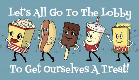 Framed Lets Go To The Lobby Print