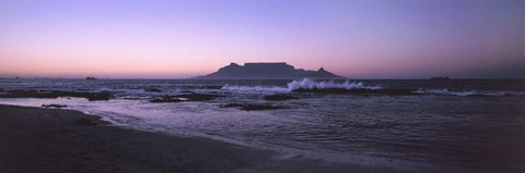 Framed Blouberg Beach at Sunset, Cape Town, South Africa Print